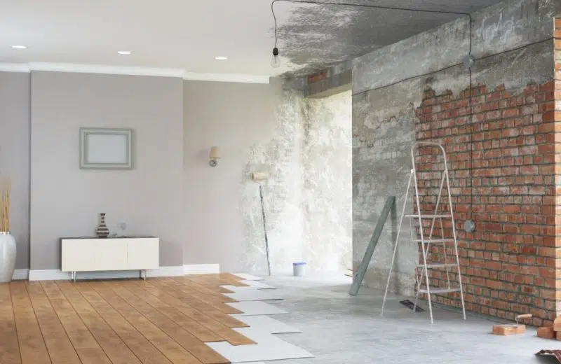 Travaux de rénovation d'intérieur