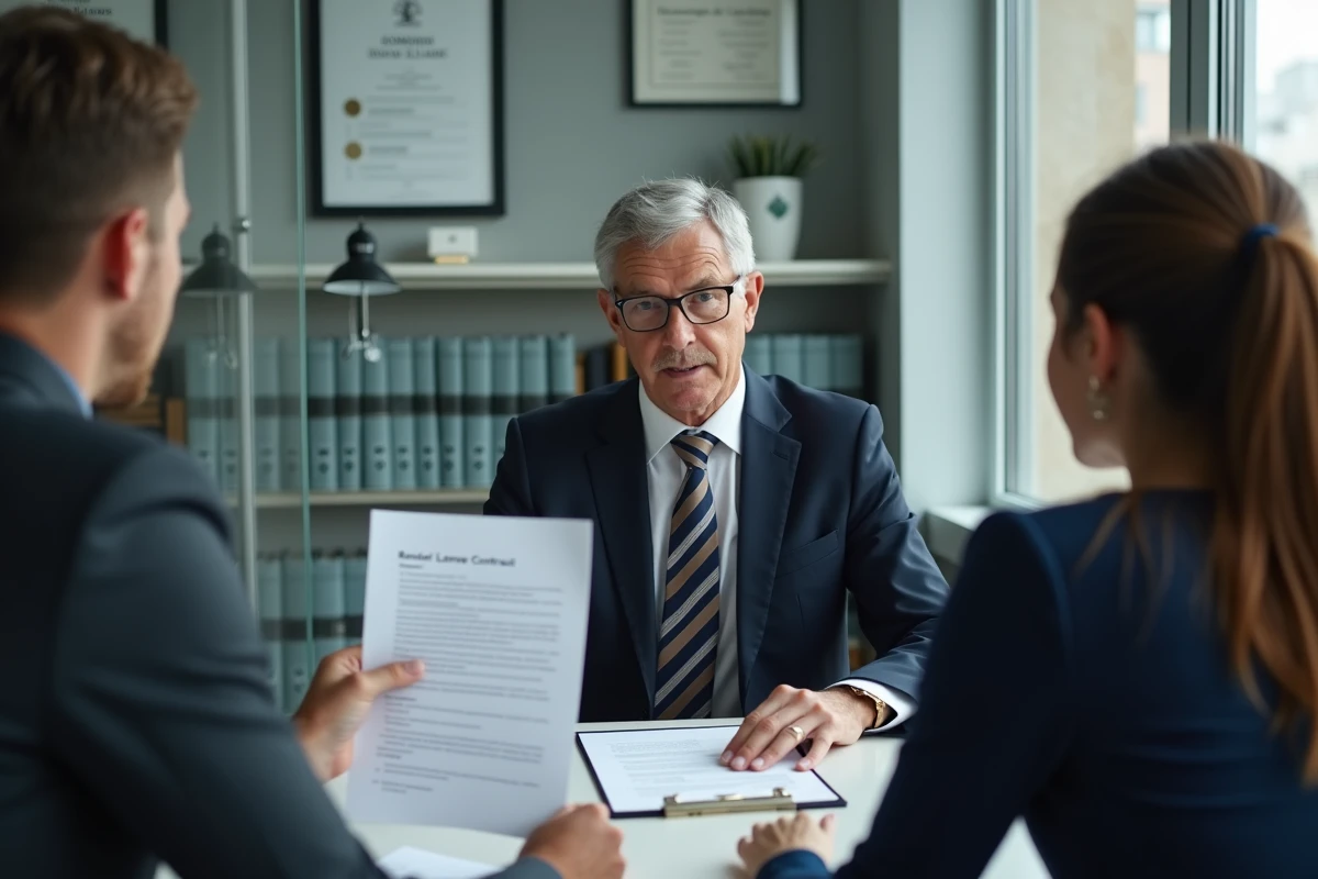 Avocat expliquant les recours légaux à un couple de locataires concernant un studio BIS mal classé dans une annonce immobilière