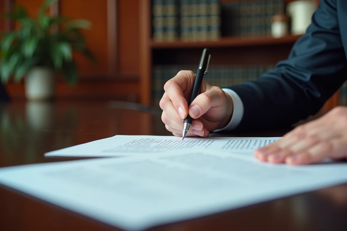 Signature d'un accord écrit entre voisins pour une construction en limite de propriété